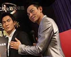 The actor also had a wax figure at Madame Tussauds Hong Kong.